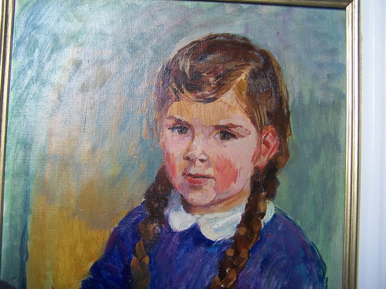 Image 1 of Jan Lucas van der Baan Porträt eines Mädchens