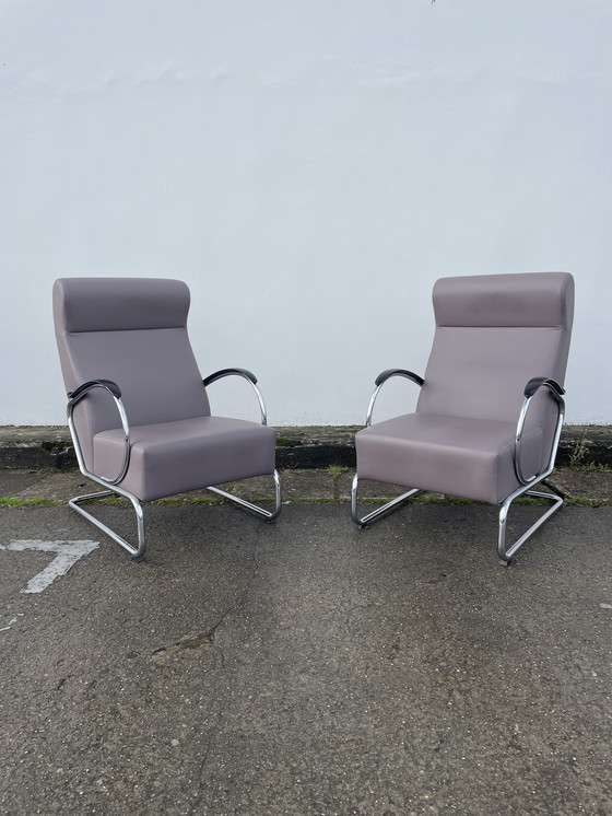 Image 1 of Gebr. van der Stroom Gispen 423 Sessel