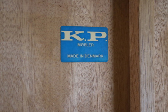 Image 1 of Massive Eiche 5-teilige Wandeinheit von Kurt Ostervig Dänemark 1960