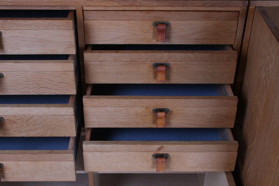 Image 1 of Massive Eiche 5-teilige Wandeinheit von Kurt Ostervig Dänemark 1960