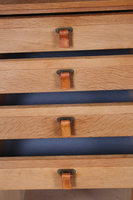 Image 1 of Massive Eiche 5-teilige Wandeinheit von Kurt Ostervig Dänemark 1960