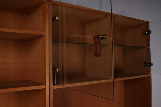 Image 1 of Massive Eiche 5-teilige Wandeinheit von Kurt Ostervig Dänemark 1960