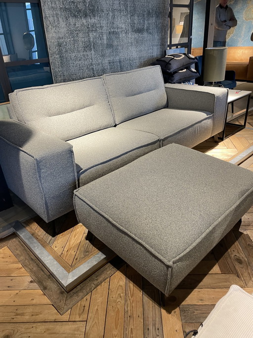 Melchior Sofa Lugano + Hocker