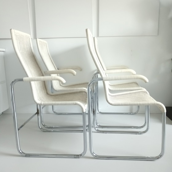 Image 1 of 4 Vintage Dächer Modell D45 Bauhaus Design Stoelen