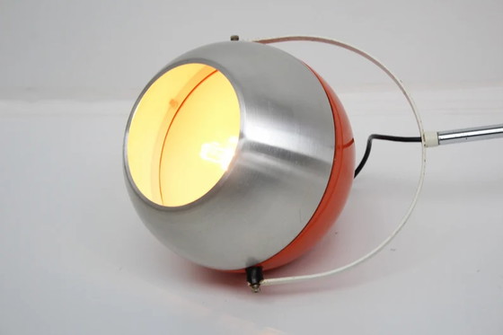 Image 1 of Space Age Wandanhänger - Orange und Aluminium