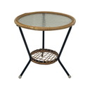 Rohe Noordwolde Beistelltisch mit Rattan