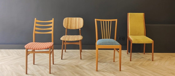 Image 1 of 4 x Mid-Century-Stühle
