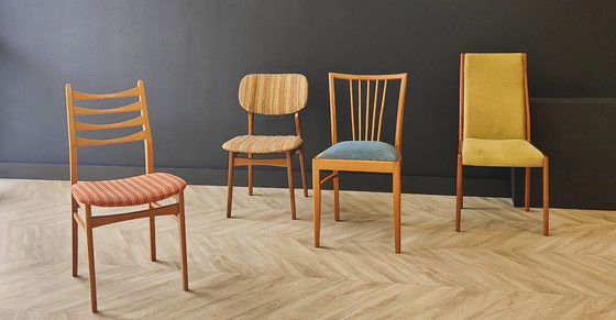 Image 1 of 4 x Mid-Century-Stühle