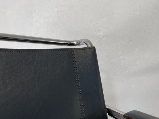 Image 1 of Thonet S34 Leder Blau Freischwinger Mart Stam