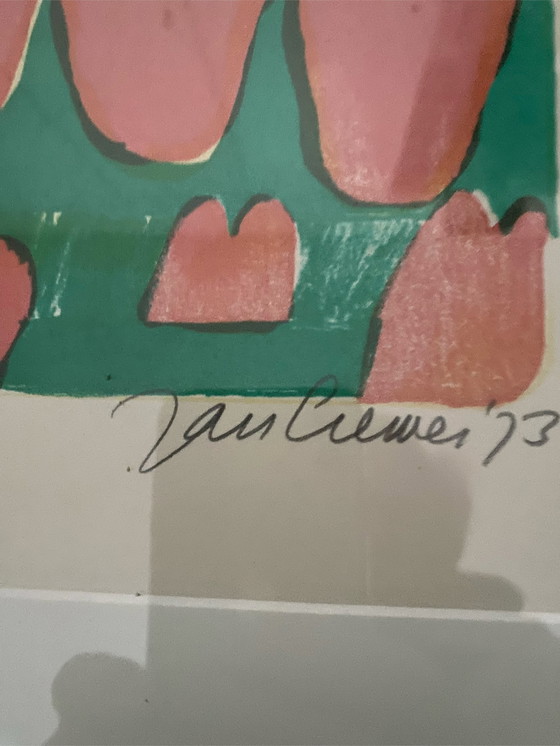 Image 1 of Jan Cremer, Siebdruck - Miss Tulip