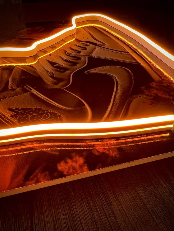 Image 1 of LEDMansion Air Jordan Flowers LED- Kunst