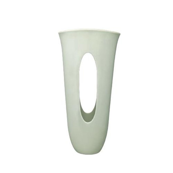 Image 1 of Vintage grüne Keramikvase