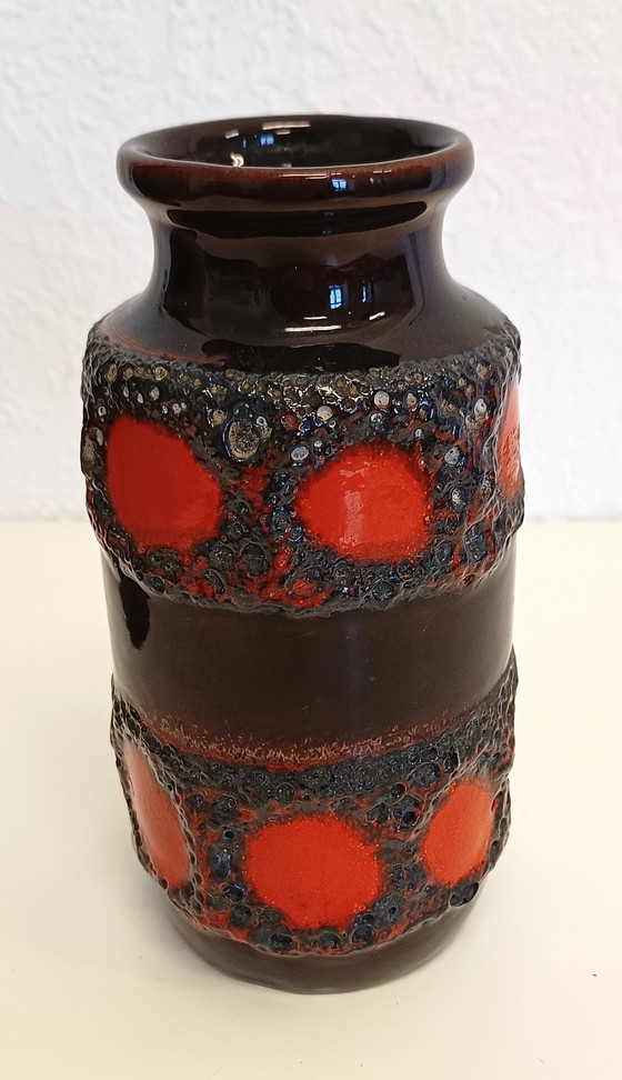 Image 1 of 2x Scheurich Fat Lava Vase