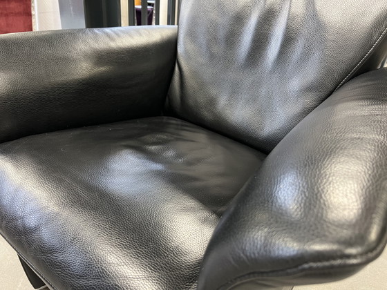 Image 1 of Jori Aqua Sessel aus schwarzem Leder