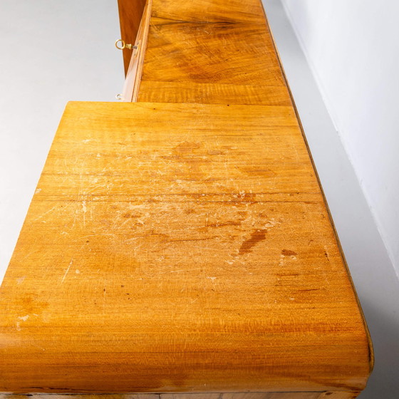 Image 1 of Art Deco Sekretär aus Walnussholz, Kast