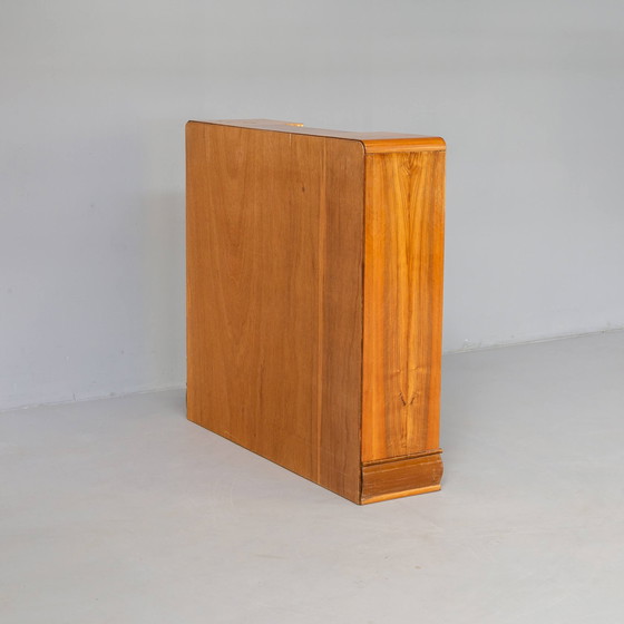 Image 1 of Art Deco Sekretär aus Walnussholz, Kast