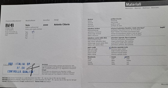 Image 1 of 4 x B&B Italia Esszimmerstuhl