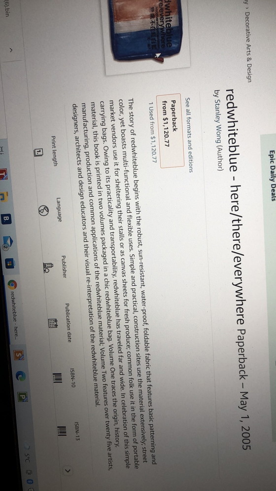 Image 1 of Designbuch: Redwhiteblue S. Wong Artbook 1st