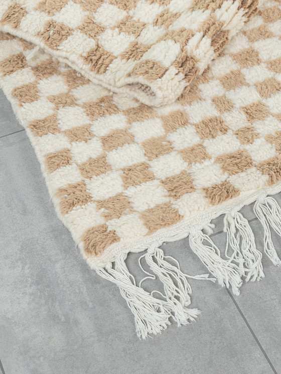 Image 1 of Kleiner Berber-Teppich mit Sandkaros