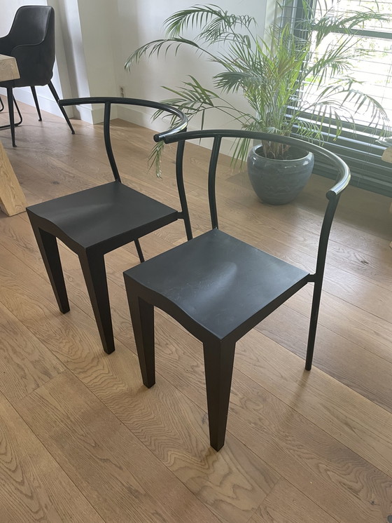 Image 1 of 2x Kartell dr. Glob Esszimmerstuhl von Philippe Starck
