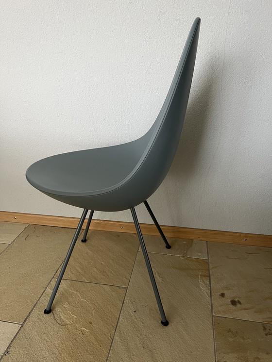 Image 1 of 6x Fritz Hansen Drop Chair Stuhl