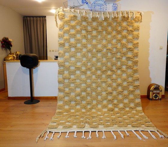 Image 1 of Berberteppich – 250 cm x 154 cm – taupefarbene Wolle