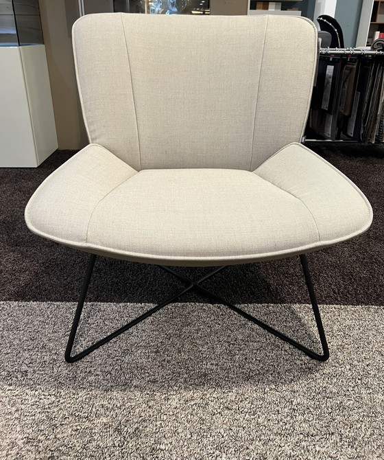 Image 1 of Rolf Benz 383 Sessel Stoff Leder