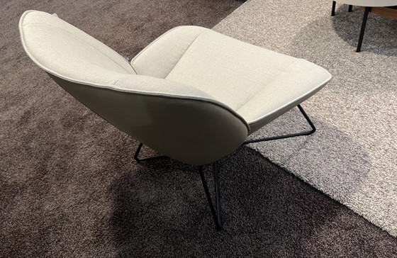 Image 1 of Rolf Benz 383 Sessel Stoff Leder