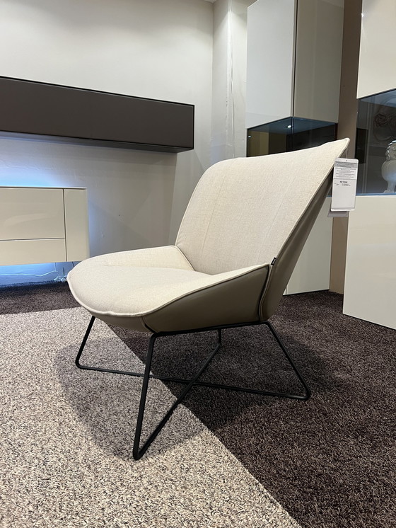 Image 1 of Rolf Benz 383 Sessel Stoff Leder