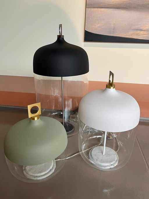 Set mit 3 Hind Rabii Stehlampen