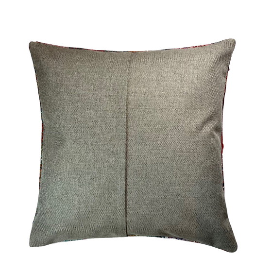 Image 1 of Türkischer Vintage -Kelim-Kissenbezug, 60 x 60 cm