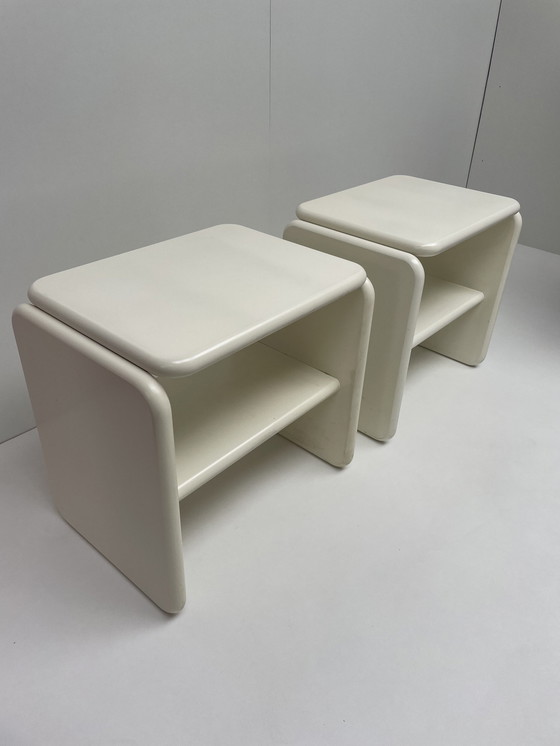 Image 1 of 2x Vintage-Nachttische