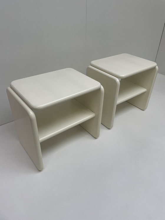 Image 1 of 2x Vintage-Nachttische