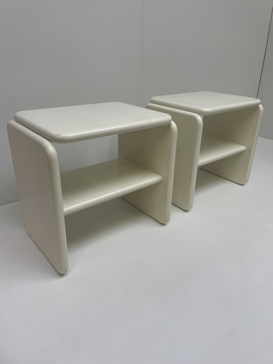 Image 1 of 2x Vintage-Nachttische