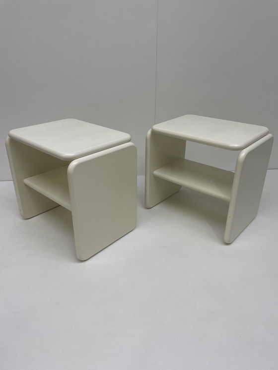 Image 1 of 2x Vintage-Nachttische