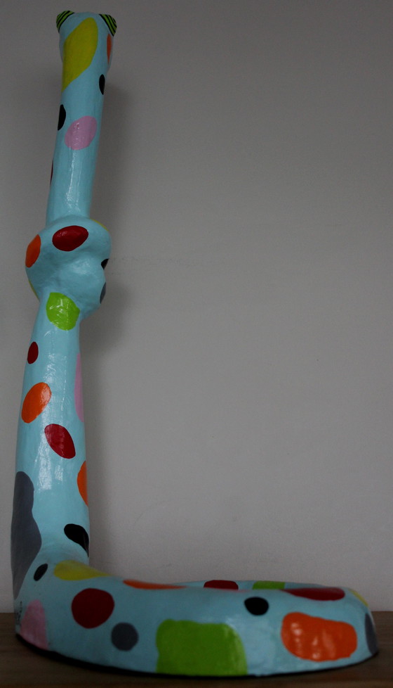 Image 1 of Niloc Pagen - Bild: Stehende Schlange blau