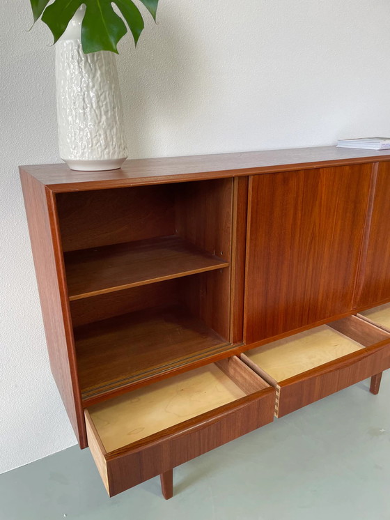 Image 1 of Deens Teak Highboard EW Bach