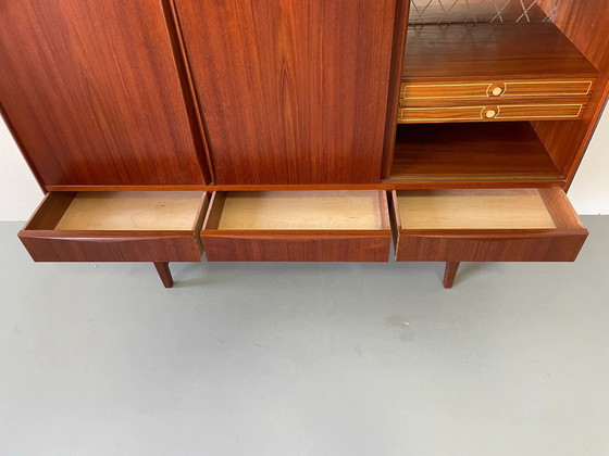 Image 1 of Deens Teak Highboard EW Bach