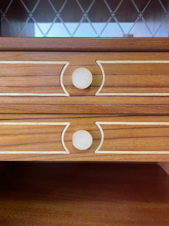 Image 1 of Deens Teak Highboard EW Bach