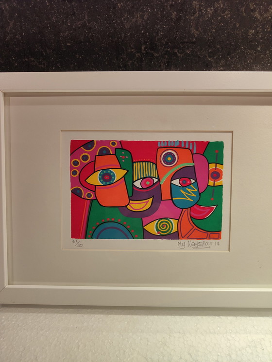 Image 1 of Marianne Naerebout Acryl, Siebdruck 43/50 get together