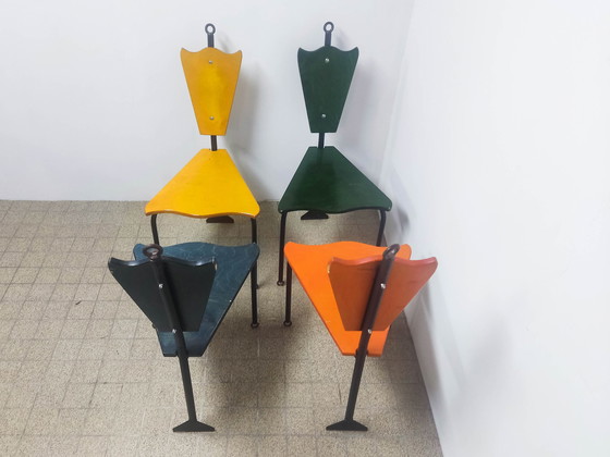 Image 1 of 4x Esszimmerstühle von Jos Laugs