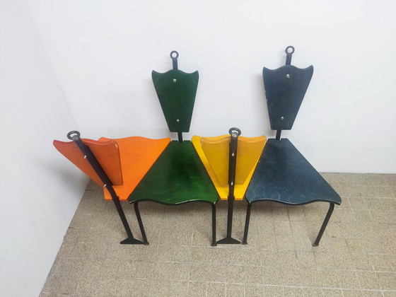 Image 1 of 4x Esszimmerstühle von Jos Laugs