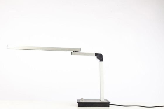 Image 1 of Deutsche Tischlampe aus Aluminium, 1980er