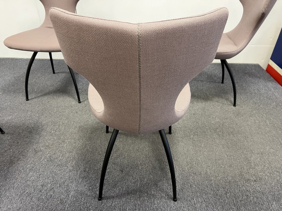 Image 1 of 4x Leolux Callas Esszimmerstühle Stoff