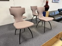 4x Leolux Callas Esszimmerstühle Stoff