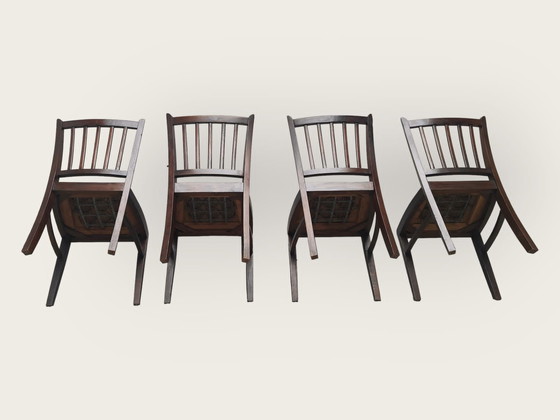 Image 1 of 4x Esstischstühle aus der Mid Century