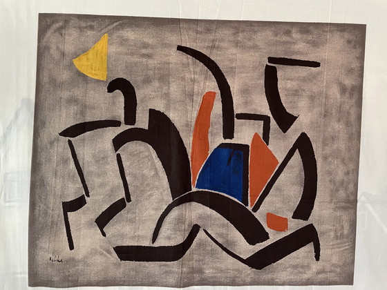 Image 1 of Toon Kelder Siebdruck auf Baumwollleinen