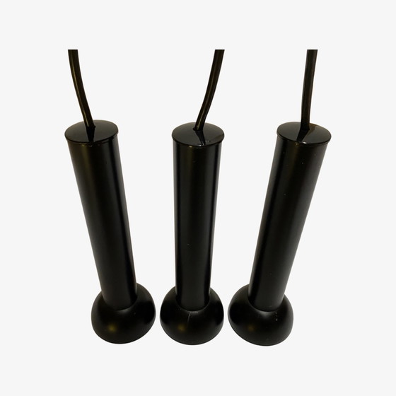 Image 1 of Satz von 3 schwarzen Anhängern der dänischen Firma Lyfa