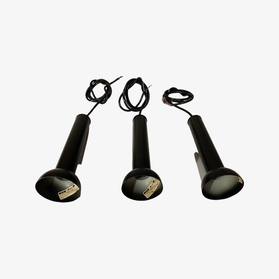 Image 1 of Satz von 3 schwarzen Anhängern der dänischen Firma Lyfa