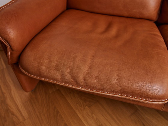 Image 1 of 2x De Sede DS 61 Ledersofas Cognac